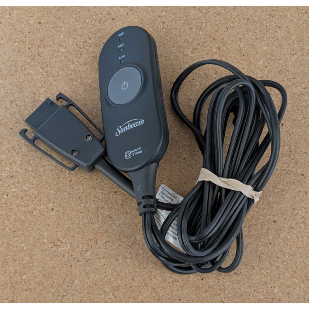 OEM Sunbeam AA85 Power Adapter Cable for Electric Blanket